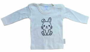 shirt met lange mouw konijntje