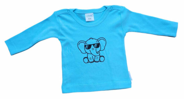 shirt met lange mouw olifantje