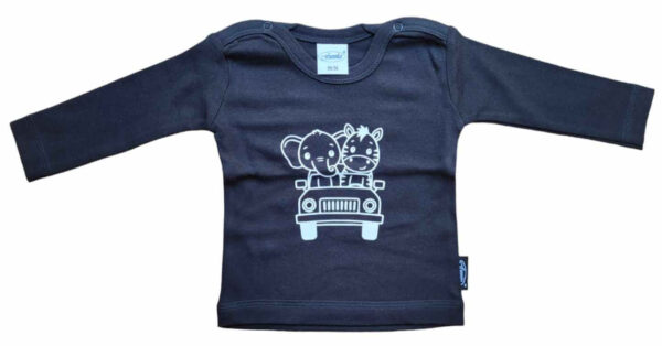 shirt met lange mouw op safari