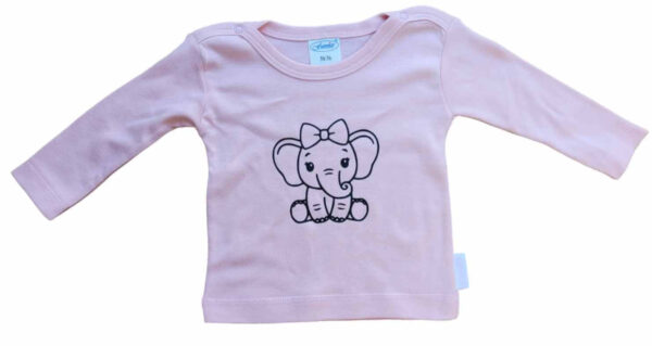 shirt met lange mouw olifantje
