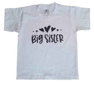T-shirt big sister wit