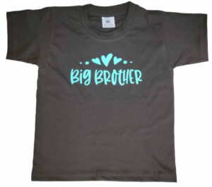 T-shirt big brother zwart