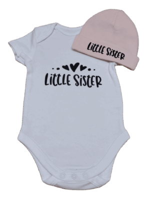 little sister setje romper en muts