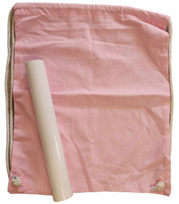 gymtas roze met naam