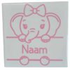 Tegeltje met naam Olifantje